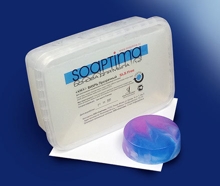 Основа для мыла Soaptima Прозрачная Свирлы (Вихрь прозрачный) SLS-free