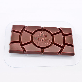 Будьте Счастливы пластиковая форма для шоколада