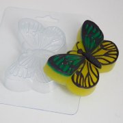 Бабочка 2 пластиковая форма для мыла